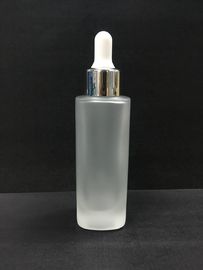 50ml quadrano le bottiglie cosmetiche di vetro del contagoccia/imballaggio glassato di Skincare delle bottiglie di olio essenziale