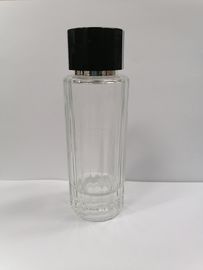 Bottiglie di profumo di vetro rotonde del cosmetico 100ml, colore e stampa della bottiglia di profumo dello spruzzo vari