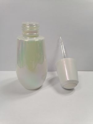 il contagoccia di vetro ovale 50ml imbottiglia il colore olografico per olio essenziale