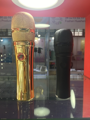 Piccole bottiglie di profumo vuote di vetro di 30ml 50ml MIC Microphone Shape
