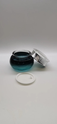 Barattolo di vetro a forma di palla per crema viso 50 grammi Design di lusso