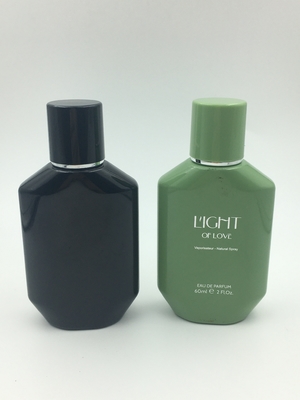 Le bottiglie di profumo vuote di lusso verdi nere 100ml hanno personalizzato