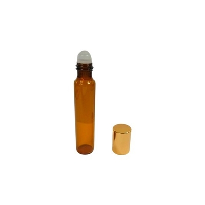 Il rullo di vetro di vetro della bottiglia di profumo 8ml imbottiglia il rotolo sul logo della matrice per serigrafia dell'OEM della bottiglia