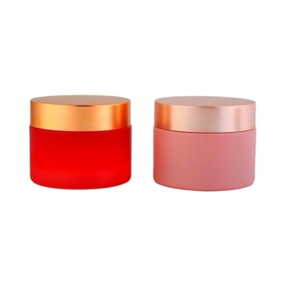 barattoli cosmetici di vetro blu della crema di 20g 30g 50g, OEM crema d'imballaggio cosmetico delle bottiglie del barattolo di vetro