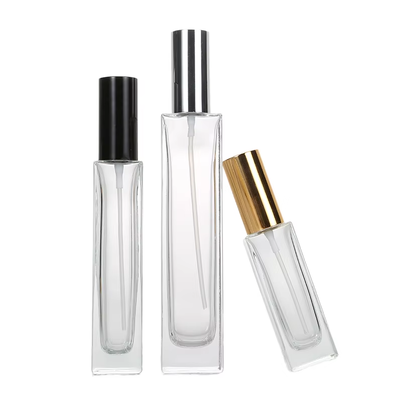 Bottiglia di vetro a spruzzo a vite per cosmetici 5 ml 10 ml Bottiglia portatile di vetro per riempimento di profumi