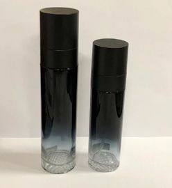 Bottiglie di vetro della lozione, cosmetico che imballano con il logo su misura pompa ed OEM di verniciatura