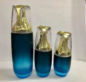 Retro bottiglia cosmetica rotonda della pompa della bottiglia della lozione buona sigillando colore e stampa su misura prestazione