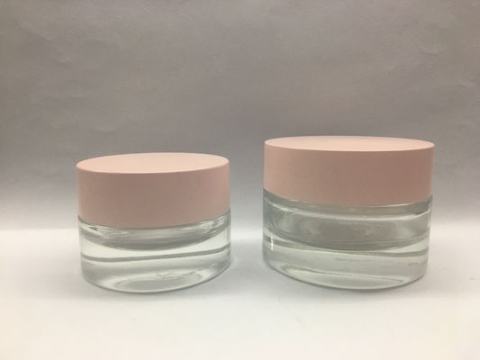 Contenitori di plastica della crema del coperchio del barattolo di vetro cosmetico inferiore spesso di 30g 50g