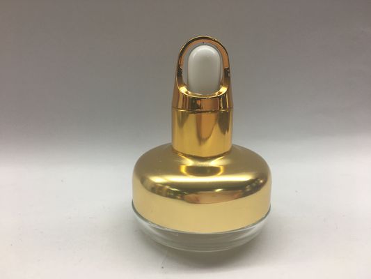 bottiglie di vetro dell'olio essenziale 20ml con il canestro del collare della spalla dell'oro
