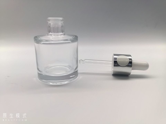 La bottiglia di vetro Slopy del contagoccia del bottone mette l'imballaggio sulle spalle di cura personale 35ml