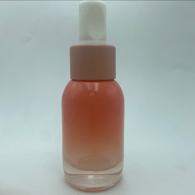 50ml Bottiglia di vetro di lozione rosa Logo personalizzato OEM Bottiglia di vetro Bottiglia di lozione Wholesale Manufacturer