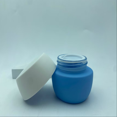 Imballaggio cosmetico 30G Boccone di crema gel con tappo di plastica bianca Imballaggio Bottiglia Bottiglia di crema
