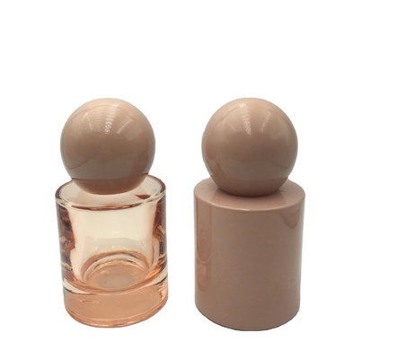 Flaconi di profumo di lusso in vetro personalizzati da 30ml e 50ml  Bottiglia di vetro con nebulizzatore o pompa per siero Tappo a sfera rotondo per prodotto siero