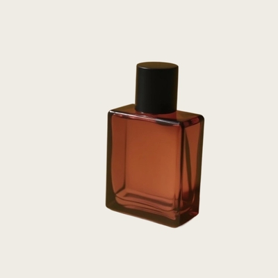 25 ml bottiglia di vetro per profumi rettangolare piatta OEM marchio privato confezione cosmetica bottiglia produttore