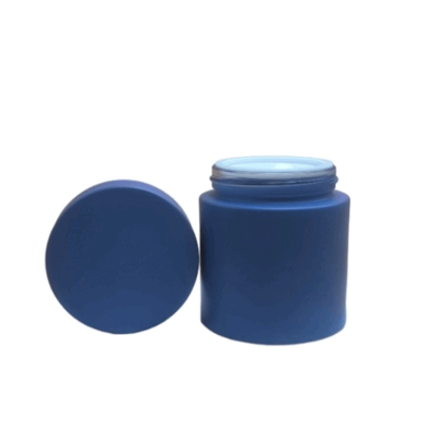 Nuovo Arrivo 2025 Vaso cosmetico rotondo in vetro da 100 g con coperchio in plastica per crema per la cura della pelle, maschera, crema per occhi e viso - Servizio OEM disponibile