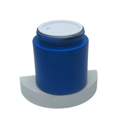 Nuovo Arrivo 2025 Vaso cosmetico rotondo in vetro da 100 g con coperchio in plastica per crema per la cura della pelle, maschera, crema per occhi e viso - Servizio OEM disponibile