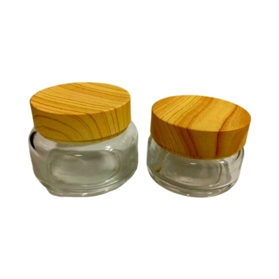 Ricicli i barattoli che crema di vetro imballare/Facial sfrega i contenitori/bottiglie cosmetici di lusso della crema