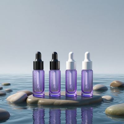Bottiglia di gocce di crema per occhi rotondi da 10 ml ecologica - bottiglia d'olio di essenza campione per cura degli occhi con logo personalizzato