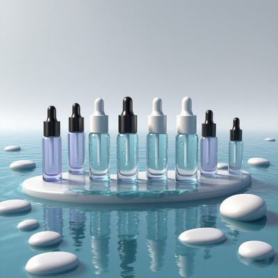 Bottiglia di gocce di crema per occhi rotondi da 10 ml ecologica - bottiglia d'olio di essenza campione per cura degli occhi con logo personalizzato