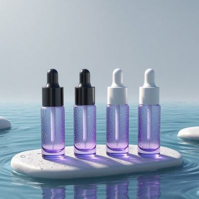 Bottiglia di gocce di crema per occhi rotondi da 10 ml ecologica - bottiglia d'olio di essenza campione per cura degli occhi con logo personalizzato