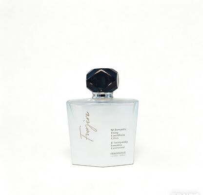 Best seller Cappuccio profumo a disegno di diamante 100 ml Bordi distinti Bottiglia di profumo di alta gamma