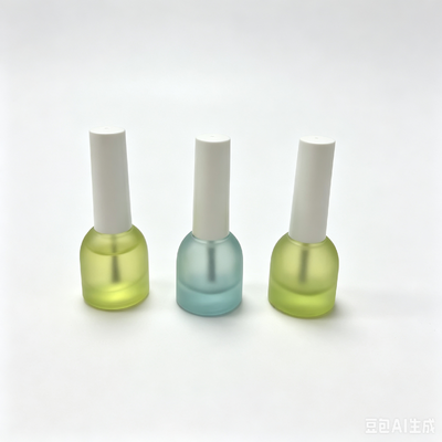 Flaconi per smalto opaco con tappo a vite e stampa logo, confezione da 5 ml con pennello