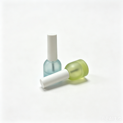 Flaconi per smalto opaco con tappo a vite e stampa logo, confezione da 5 ml con pennello