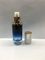 bottiglia di vetro della lozione 30ml con il bianco perla blu di colore di pendenza verde traslucida della pompa