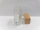 bottiglie di profumo di vetro 50ml con trucco trasparente del cappuccio di legno che imballa vari colore e stampa