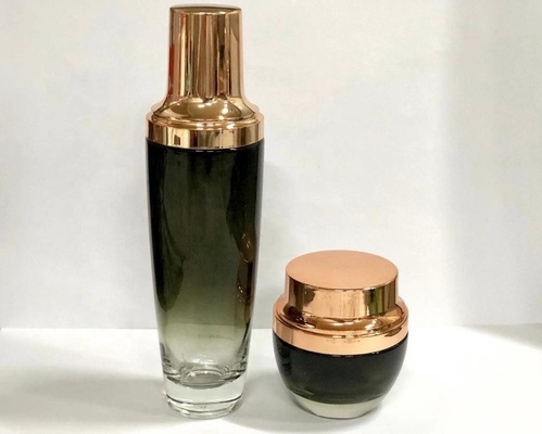 Vasetto cosmetico in vetro da 20g 120ml per crema cosmetica personalizzata con diversi colori e decorazioni