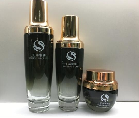 Vasetto cosmetico in vetro da 20g 120ml per crema cosmetica personalizzata con diversi colori e decorazioni