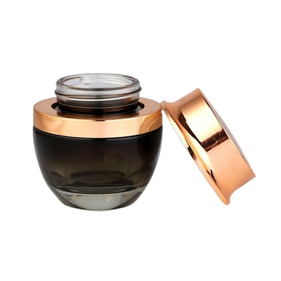 Vasetto cosmetico in vetro da 20g 120ml per crema cosmetica personalizzata con diversi colori e decorazioni