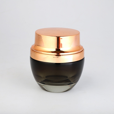 Vasetto cosmetico in vetro da 20g 120ml per crema cosmetica personalizzata con diversi colori e decorazioni